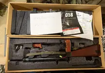 Stengun with airborne wood kit