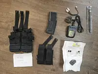 Various parts and pouches