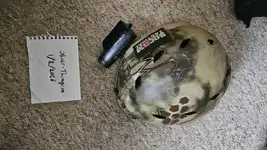 kryptek camo helmet and cam