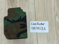 Kydex Customs TLR7 Glock holster M81 Woodland Cordura Wrap