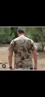 Swedish M90K desert camo top