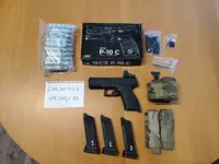 ASG CZ P-10C CO2 with 3 mags, micro-dot, holster, pouch