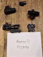 Scope red dots and torch