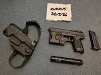 Tokyo Marui MK23 SOCOM Full Kit + Deadly Customs holster