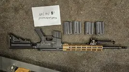Arcturus M4/AR-15 SPR with bipod and mid cap mags