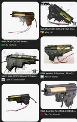 Wanted ICS gearbox & KWA Gearbox