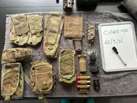 Job lot of pouches and parts