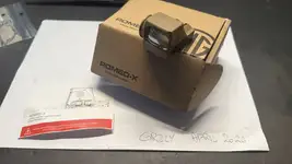 Sig Sauer Romeo-X Pro Green Reflex Sight in FDE