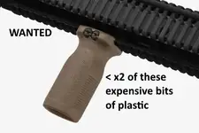 Wanted - x2 Magpul RVG in FDE