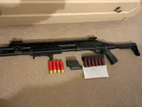 Golden Eagle Type 870 M8875 Tactical Railed Gas Shotgun