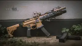 APFG MPX 10.5 Special Edition FDE Cerakoted, Sig trademarks, Real steel handguard