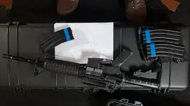 WE M4A1 with 6 mags