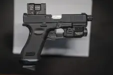 Custom VFC Glock 45 Bomber CNC Aluminium Slide ACRO TLR-7X