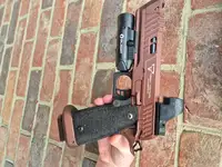 Upgraded AA John Wick Sand Viper with 3x Mags, Olight and SRO