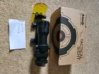 Tactical scope with red/green dot