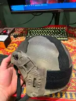 PTS Flux helmet (OD GREEN - spray painted)