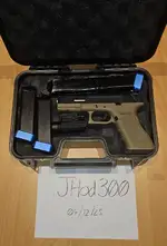 WE G18C GBB tan upgraded