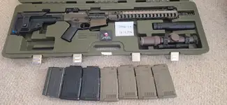Ares 308M Deluxe Version DMR Set, with hard Rifle Case