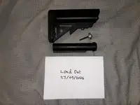 Evolution Ghost XS EMR Carbontech M4/AR-15 Black Crane Stock + Buffer Tube