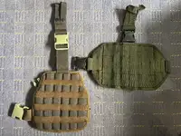 Drop leg molle platforms