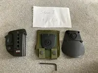 Genuine Fobus GL-2 ND Holster + MOLLE Mount + Paddle