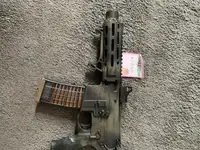 DD M4 PDW GBB rifle with red dot grip and gas tight magazine