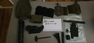 Pouches, grips, holster