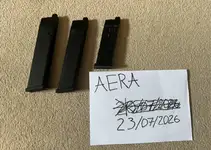 Maxtact extended magazines + raven G19 mag