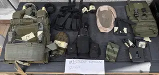 Ranger Green and black equipment