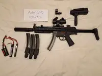 Tokyo Marui MP5A5 NGRS with Extras