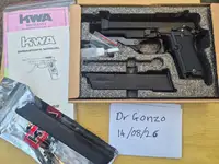 GBB KWA M93R with extra extended mag
