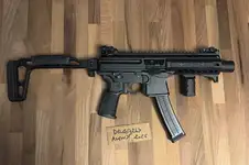 Stratos/APFG MPX GBBR, Sig Sauer grip and irons, Raiscales Covers and Grip + 4 mags (BUNDLE)