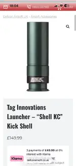 Tag inn kick shell