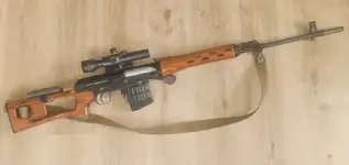 WE SVD Dragunov Wood GBBR