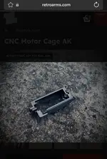 Wanted retro arms v3 ak second generation cnc motor cage