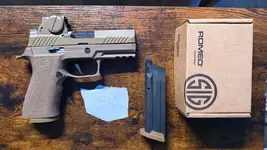 Sig Sauer P320 M18 Upgraded + Sig Romeo M17 red dot (the new model)
