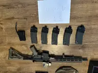 MWS GBBR + HPA setup + AAP-01 HPA set up + equipment