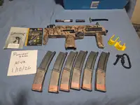 Tokyo Marui MP7A1 GBB with 6 Mags + extras