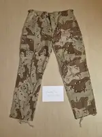 US Choc-Chip 6 Color Camoflage Trousers - Large Regular