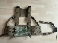 Full chestrig build:   Spiritus Systems The THING 3 - coyote  Wise Man Company/Lunar Concepts - HX Hybrid Harness - coyote  Agilite placard MC  Great
