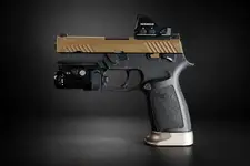 Custom Sig Sauer P320 M18 FDE/Dark Brown