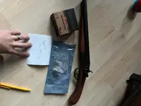 Denix coachgun with 25 APS shells