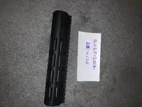 DE Noveske metal MLOK hand guard used black not inc barrel nut