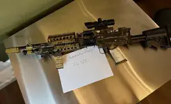 Custom Painted A&K M249 AEG
