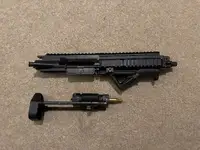 Tokyo marui 416c upper receiver and recoil stock.