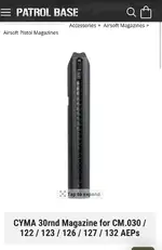 Wanted CYMA AEP Mags