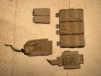 Selection of Tan Pouches