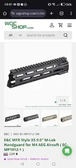 Wanted M4 10 or 9 inch hand guard and outer barrel+ barrel nut.