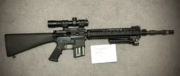 GHK Colt Mk12 with Scope, mount & bipod